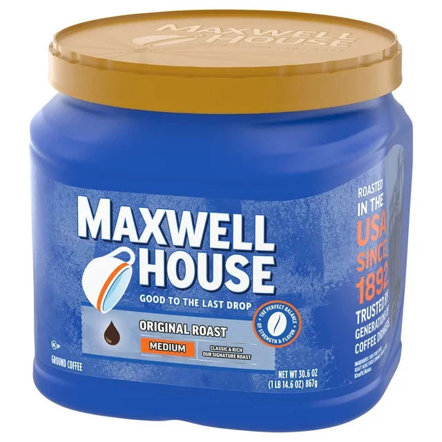 Maxwell House Original Roast Ground Coffee, 30.6 oz. Canister - Amado Deals - wholesale and distributors with free shipping in United States Maxwell House Original Roast Ground Coffee, 30.6 oz. Canister - Amado Deals - wholesale and distributors with free shipping in United States